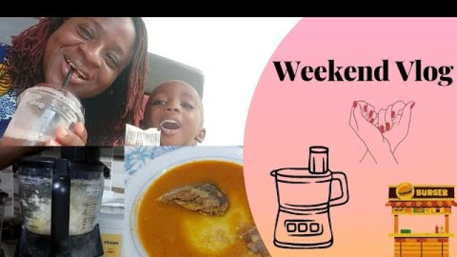 'My Toddler\'s First Date | Using My Ninja Food Processor To Make Fufu For The First Time'