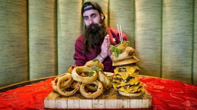 'SO MANY FAILED THIS CHALLENGE THEY INCREASED THE TIME LIMIT |  LOUNGE\'S 10 X BURGER | BeardMeatsFood'