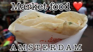 'Tasting food from my local market in Amsterdam (short weekend vlog)'