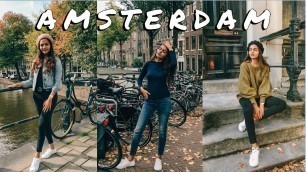 'Amsterdam Travel Vlog | 4 Days in Amsterdam - Exploring Nine Streets, Bloemenmarkt, the Food & more!'