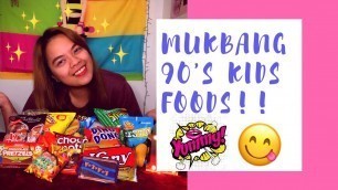 'Mukbang Batang 90\'s Snacks | Throwback!!'