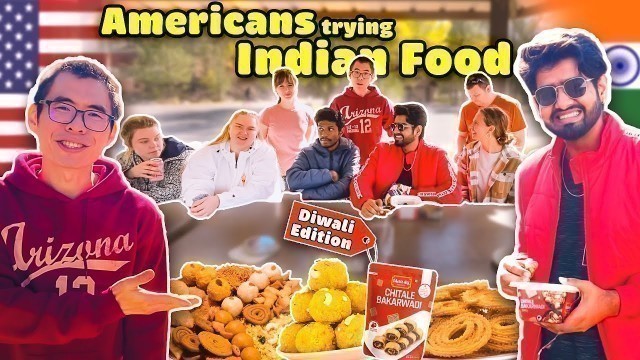 'Americans try INDIAN FOOD for the first time! *Diwali 2022 Edition*'