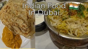 'TRYING INDIAN FOOD FOR THE FIRST TIME | MUKBANG |  LIVING IN DUBAI |  DUBAI VLOG'