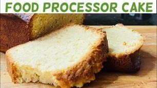 'Amazingly Delicious Vanilla Hot Butter Cake | Food Processor Cake | Pound Cake Recipe'