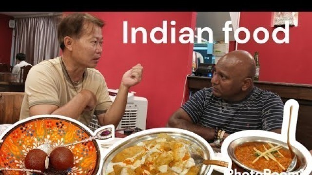 'The first time I have tried Indian food'