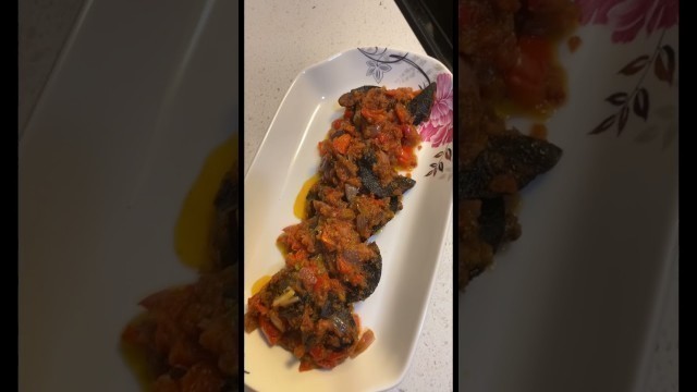 'Making fried snails   #nigeria #food #africanfood #nigerianfood #nigerianrecipes'