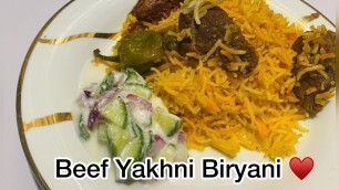 'Beef Yakhni Biryani ♥️ by Food Addiction #beefyakhnibiryani #foodaddiction'