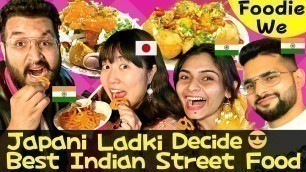 'Japanese YouTuber Tries Indian street food with @FoodieWe  Mayo Japan'