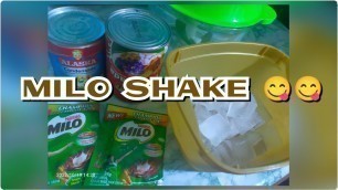 'MILO SHAKE USING FOOD PROCESSOR 