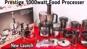 'Prestige Amica Super Mixer Grinder | Prestige1000watt Food Processor | 1000w Mixer Review In Hindi'