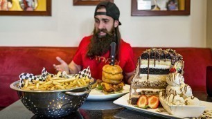 'HARD ROCK HOTEL\'S KITCHEN SINK CHALLENGE...I GOT STITCHED UP | FLORIDA PT.8 | BeardMeatsFood'