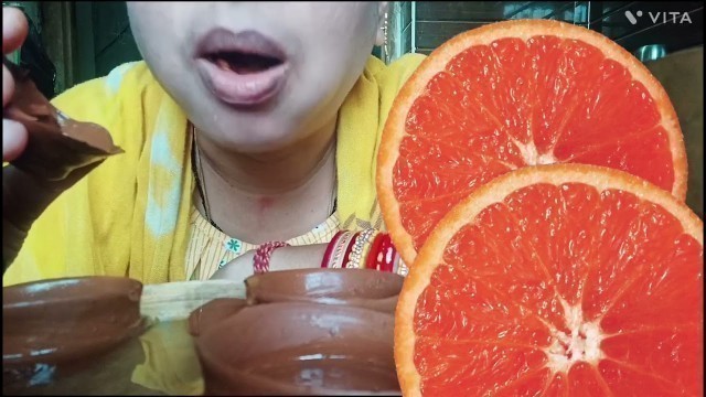 'lemon slices// eating food asmr// kolkata clay pots//'