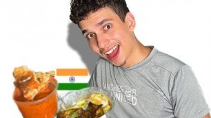 'Trying Indian Food For The First Time! (mukbang)'