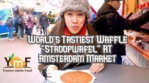 'AMSTERDAM\'S BEST FOOD TOUR - Stroopwafels, Poffertjes & Gouda Cheese and Albert Cuyp Market!!'