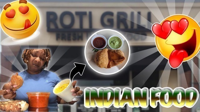 'TRYING INDIAN FOOD FOR THE FIRST TIME‼️ 