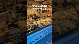 'Dutch cheese stall at Amsterdam market. #travel #food #streetfood'