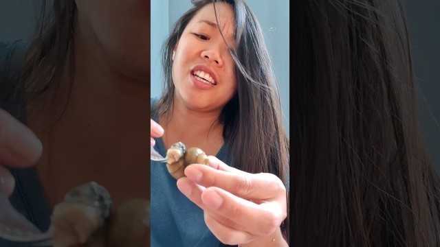 'Escargot | Lao food | eating snails #shorts'