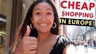 'CHEAPEST SHOPPING STORE IN EUROPE (Primark) + Food Trip in Amsterdam!'