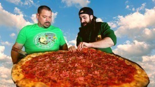 '11.5LB 30 Inch $150 Carnivore Big Pie in the Sky Challenge with Beard Meats Food Adam Moran'