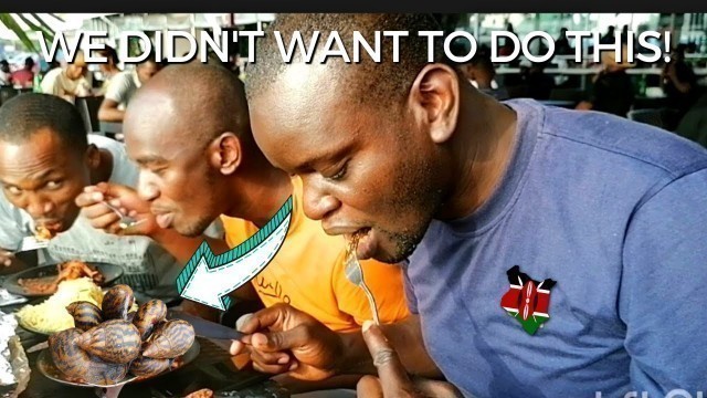 'Kenyans Eat Nigerian Snails For The First Time! 