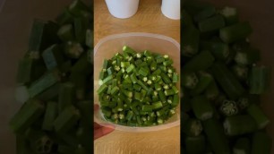 'No more knife use food processor for your okro/okra'