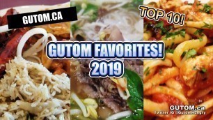 'TOP 10 2019 FAVORITE FOOD | Vancouver Food Guide Reviews - Gutom.ca'