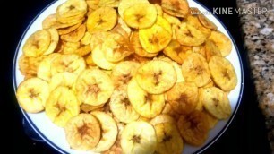 'HOW TO MAKE /SLICED YOUR PLANTAINS CHIPS WITH YOUR FOOD PROCESSOR'