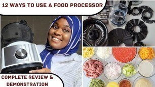 '12 EASY WAYS TO USE A FOOD PROCESSOR| KITCHEN ESSENTIALS'