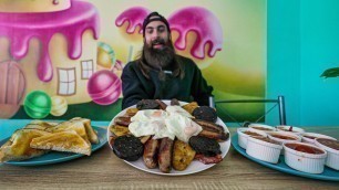 'TAKE FIVE TEA ROOM\'S UNBEATEN FRY UP CHALLENGE | BeardMeatsFood'