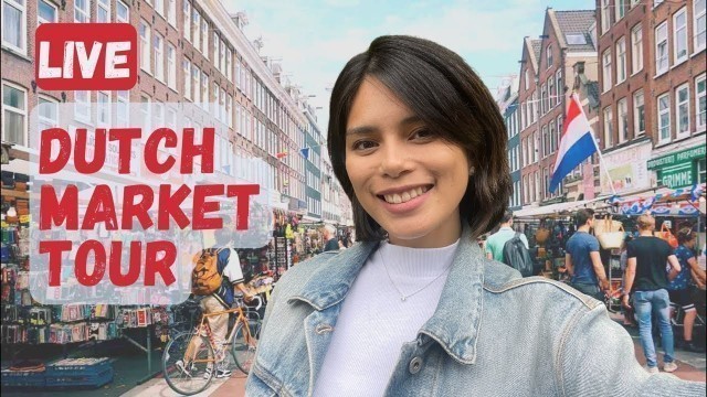 'LIVE | Amsterdam Food Market Tour w/ Natasha'