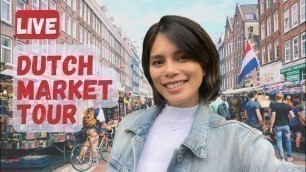 'LIVE | Amsterdam Food Market Tour w/ Natasha'