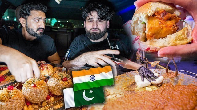 'Pakistanis Trying INDIAN Street Food in Saudi Arabia 