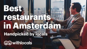 'Best restaurants in Amsterdam 