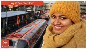 'Day 2 Amsterdam Vlog | Boat Tour |Street Market | Malayalam Vlog'