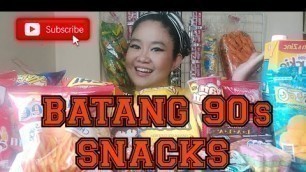 'BATANG 90\'s SNACKS MUKBANG! | ATE KIANNE'