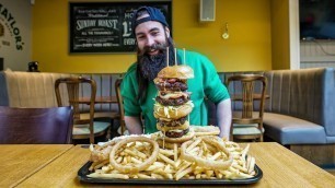 'LORD RODNEY\'S UNBEATEN BURGER TOWER CHALLENGE | BeardMeatsFood'