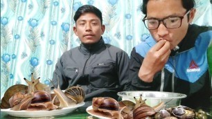 'अचम्मको परिकार || Eating Snail || Delicious Snails Food Eating With My Friend In Nepali Style ||'