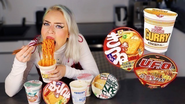 'German girl tries & rates the most popular Instant Ramen in Japan'