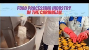 'The  Food Processing Industry of the Caribbean (CSEC Geography)'