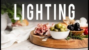 '2 Awesome Lighting Tricks for Food Photography: Lighting Series PART 1'