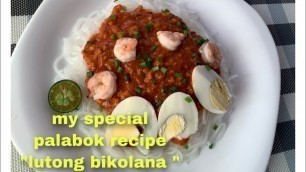 'SPECIAL PALABOK /ASUETE SEEDS ANG GINAGAMIT SA AKING FOOD IN BILAO ORDER.'