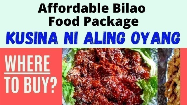 'Bilao Food Package | Kusina Ni Aling Oyang Review | Calamba Laguna'