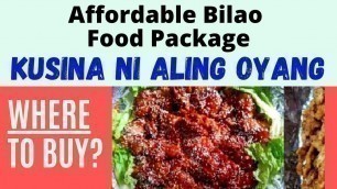 'Bilao Food Package | Kusina Ni Aling Oyang Review | Calamba Laguna'