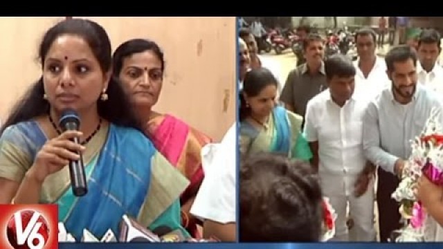 'Patanjali Food Processing Units To Set Up In Nizamabad - MP Kavitha | V6 News'