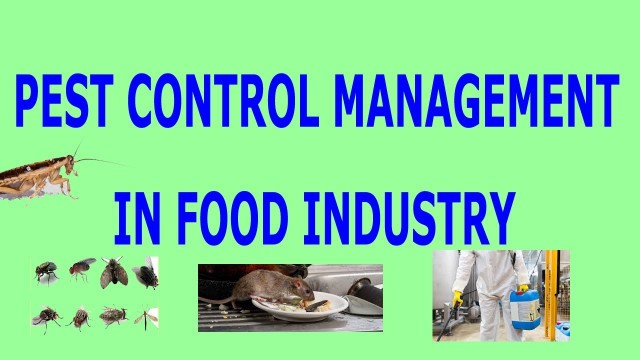 'Pest Control In Food Processing Industry'