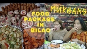 'BIDA ANG CHICKEN CORDON | FOOD PACKAGE IN BILAO MUKBANG | NANCY REYES'