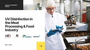 'UV Disinfection in the Meat Processing & Food Industry'