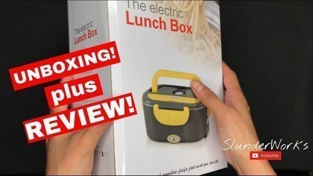 'unboxing DIGGTEK 50W Electric Lunch Box Portable Food Warmer for Car and Home - 12V 24V 110V'