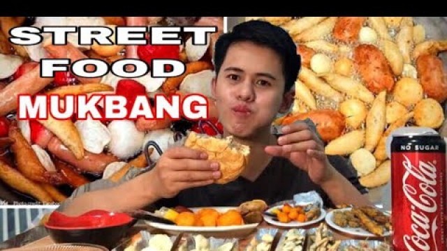 'STREET FOOD MUKBANG | Kwek-kwek | Lumpia Toge | Fish Ball | Kikiam | Burger |BananaCue Etc