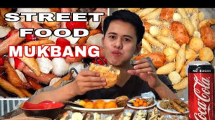 'STREET FOOD MUKBANG | Kwek-kwek | Lumpia Toge | Fish Ball | Kikiam | Burger |BananaCue Etc